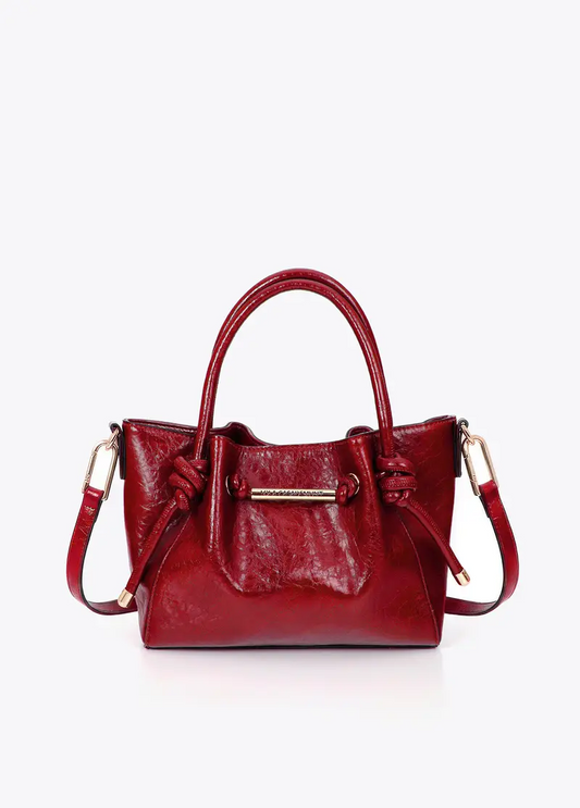 LOLA CASADEMUNT – Crossbody Bag Burgundy