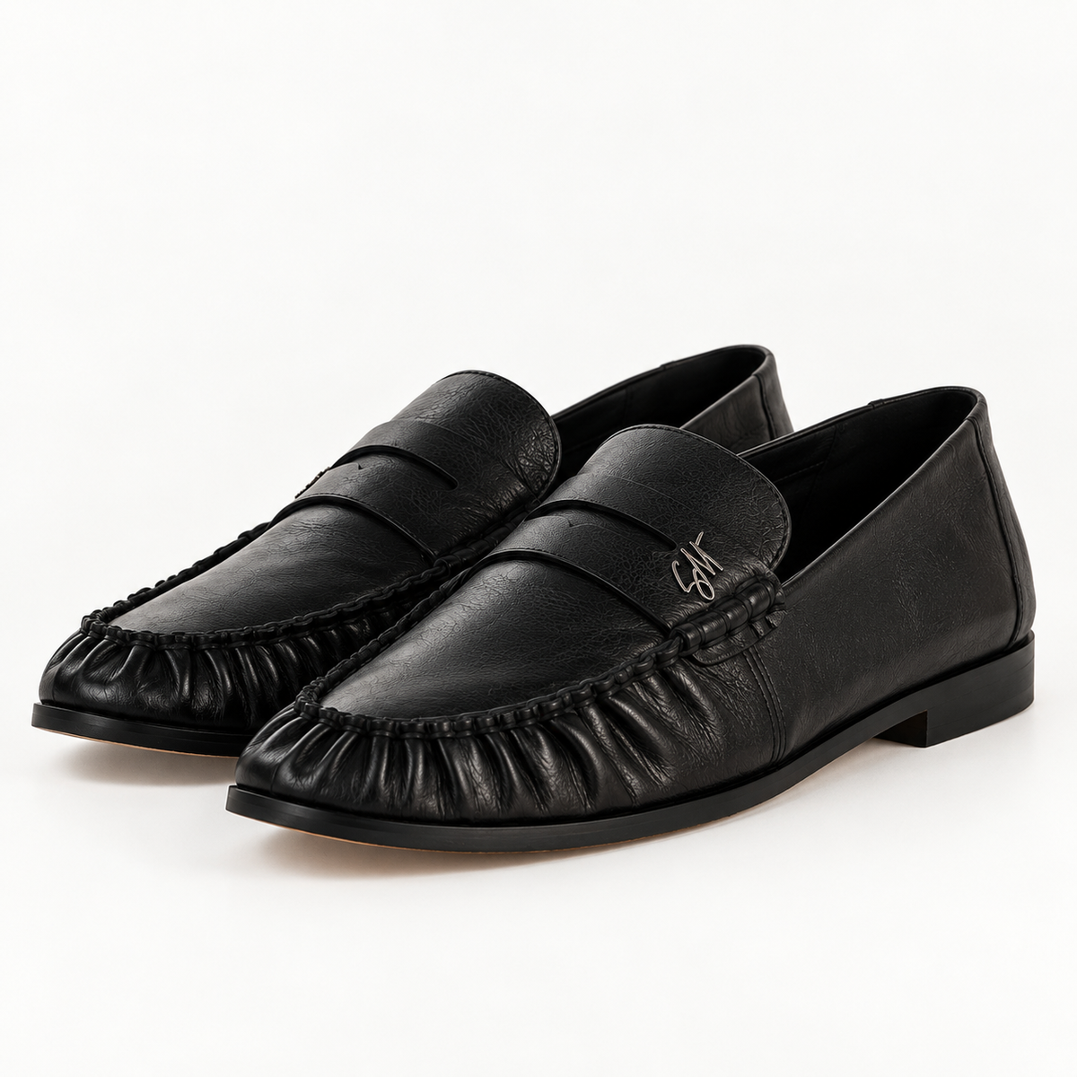 Steve Madden - Muse-SM – Black Leather loafer
