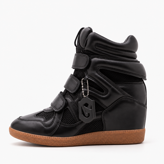 Steve Madden– Mavis High Top Sneakers- Black