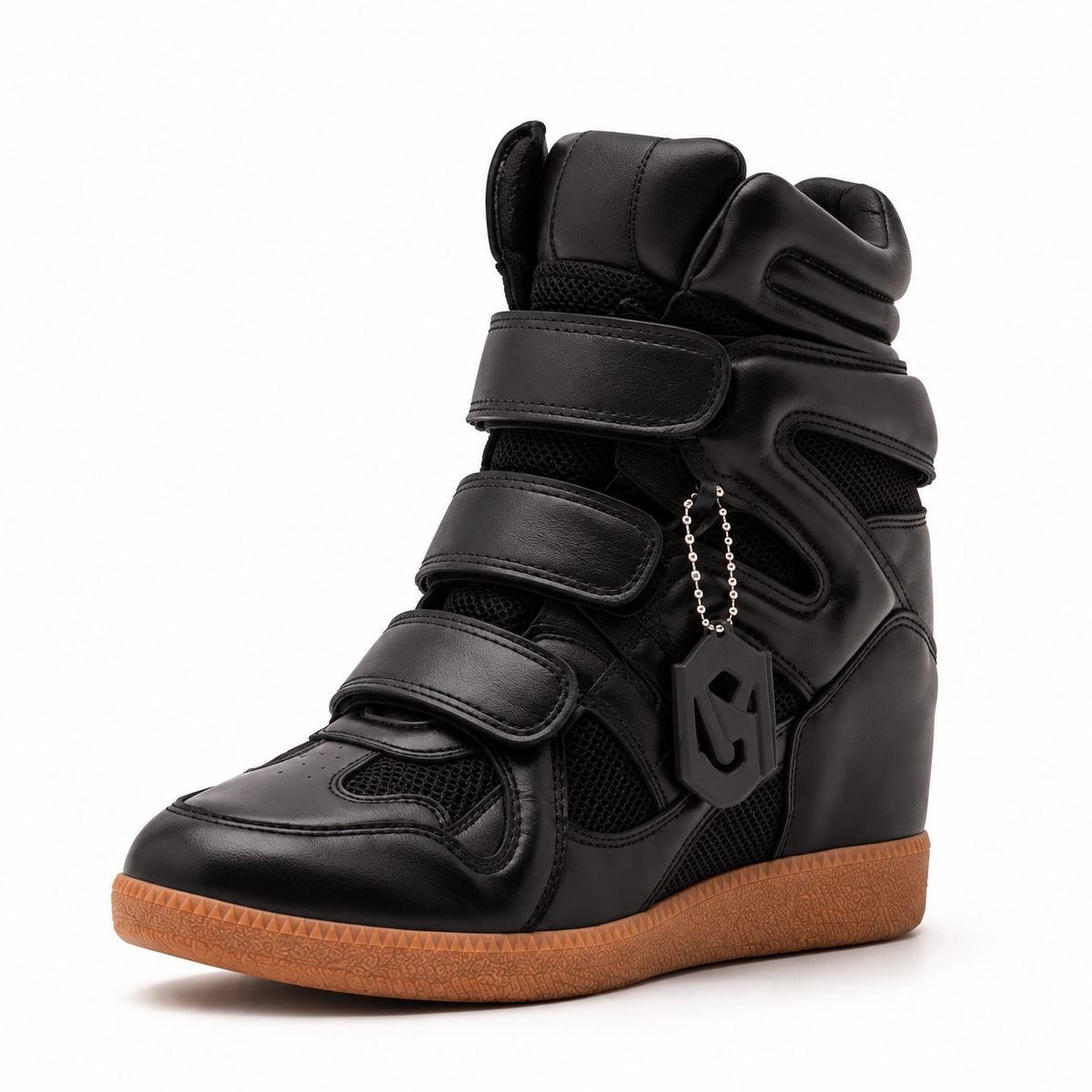 Steve Madden– Mavis High Top Sneakers- Black