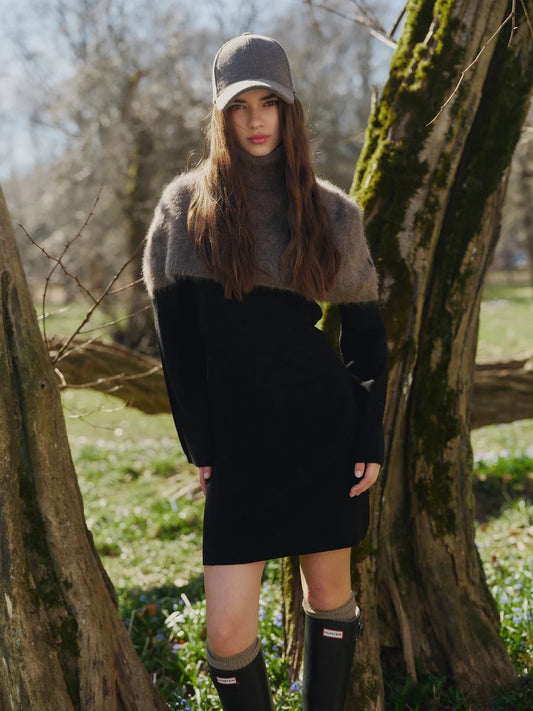 Sylvia Chunky Neck Brown