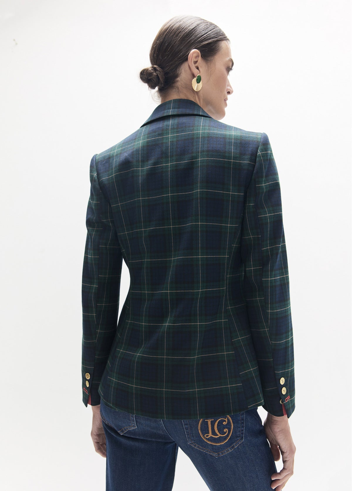 Lola Casademunt - Tartan Blazer Blue/Green