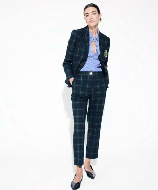 Lola Casademunt - Tartan Blazer Blue/Green