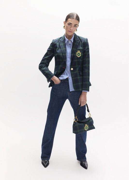 Lola Casademunt - Tartan Blazer Blue/Green