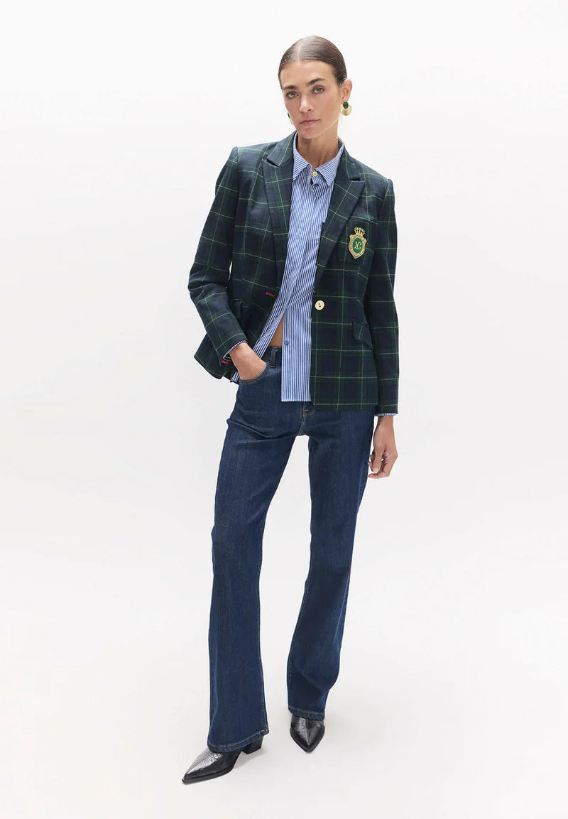 Lola Casademunt - Tartan Blazer Blue/Green