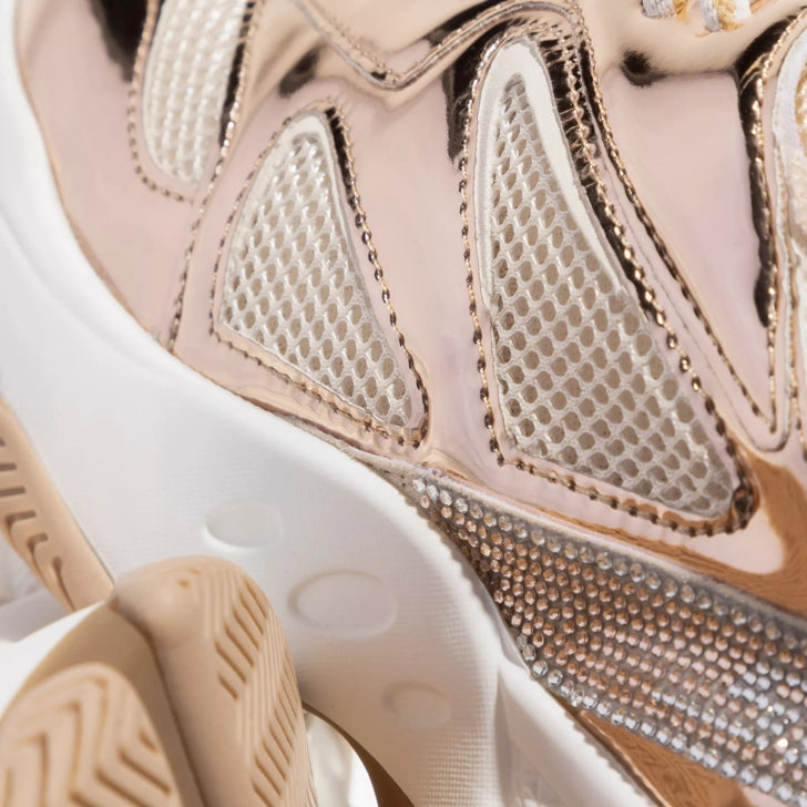 Medallist Sneaker Creme Rose gold