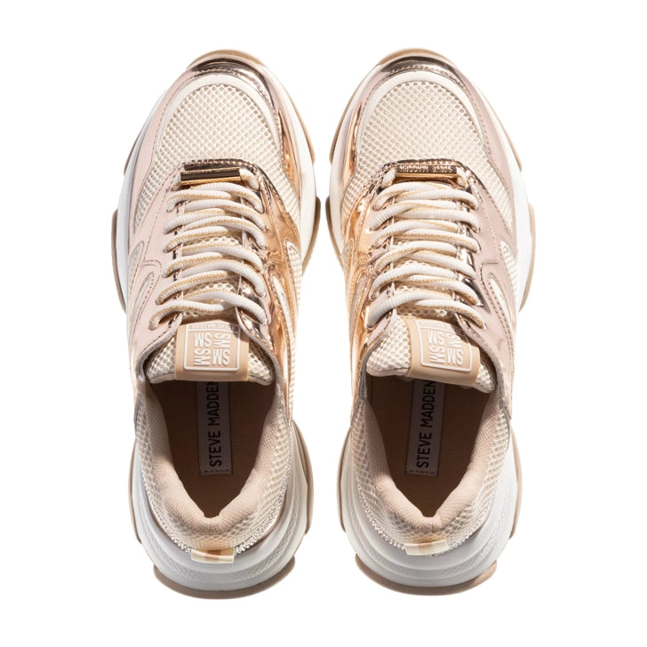 Medallist Sneaker Creme Rose gold