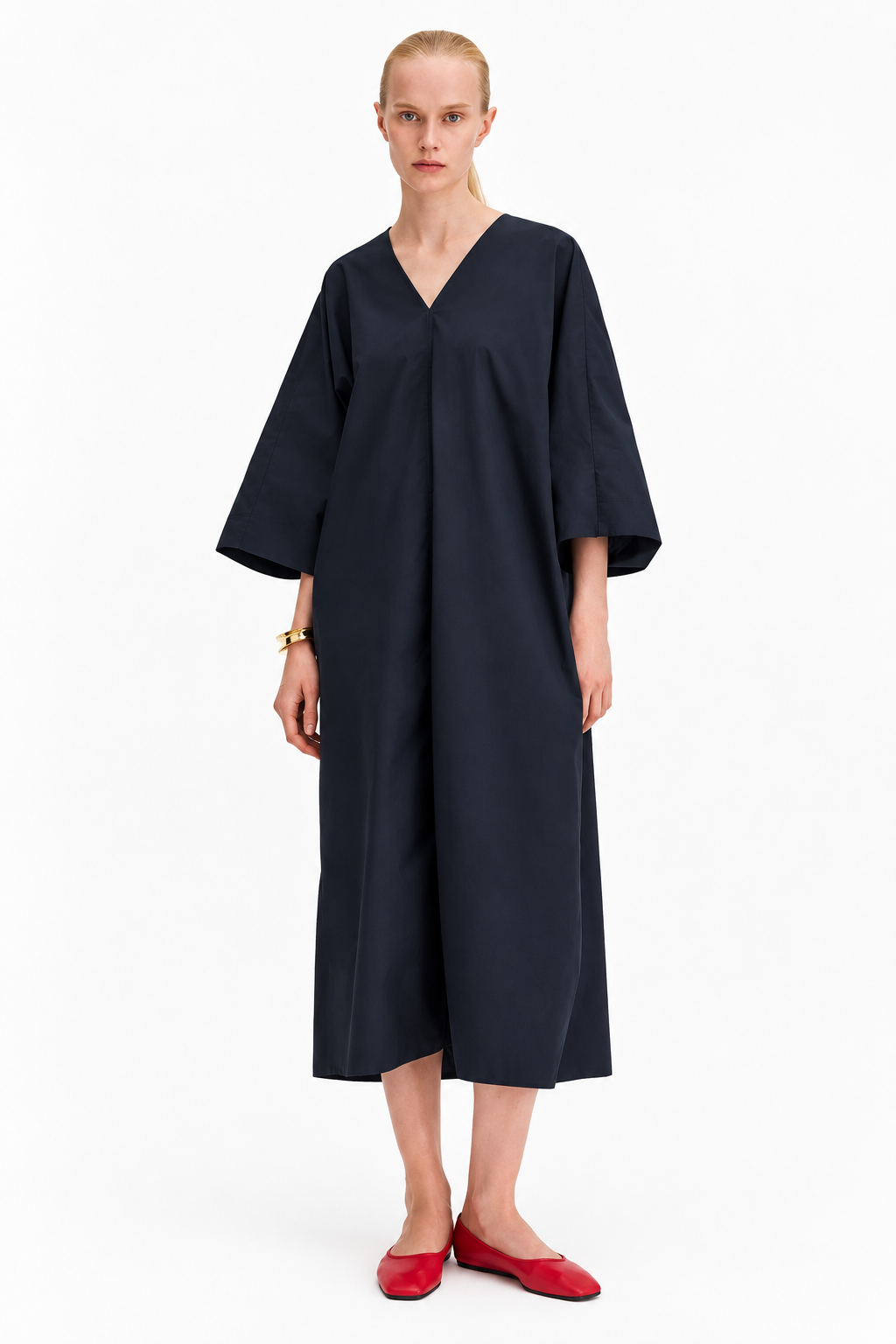 Filippa K – V-Neck Kaftan – black