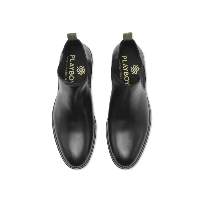 PLAYBOY-JACK PLAYBOY BLACK LEATHER