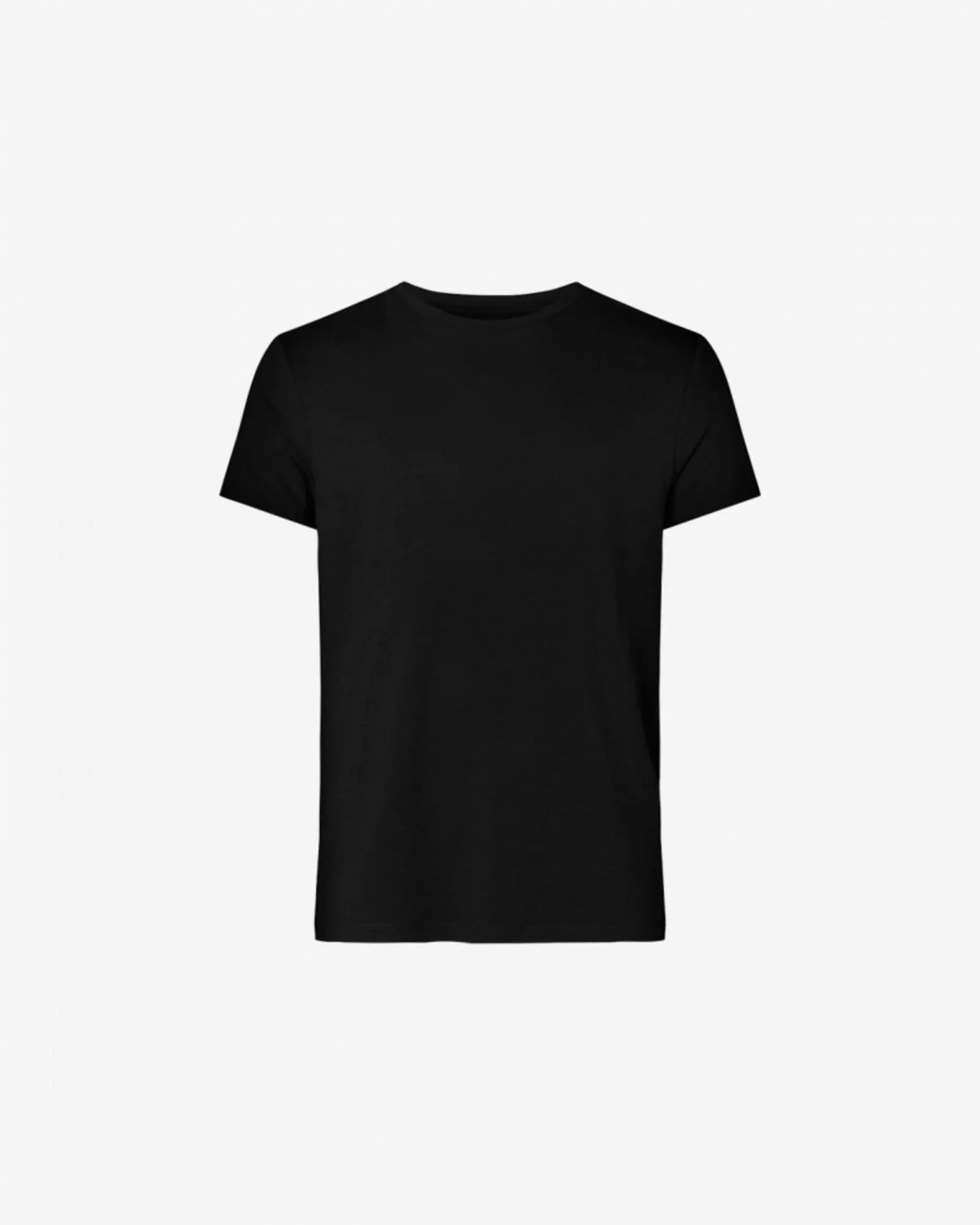 R-neck Tee Bamboo | Black