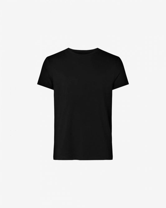 R-neck Tee Bamboo | Black