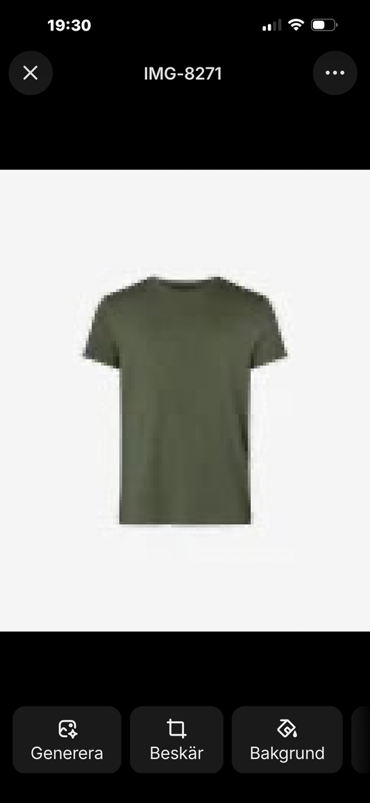 Resteröds T-shirt Bamboo Viscose – Army Green