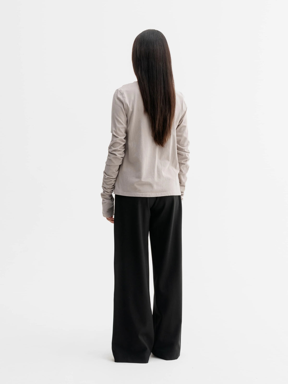 Ahlvar Gallery | Ona LS Tee – Washed Greige