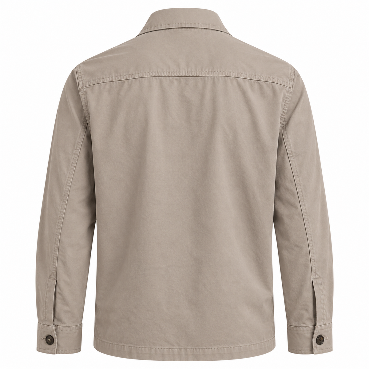 Oscar Jacobson Safari Shirt Jacket beige – AI-genererad baksida