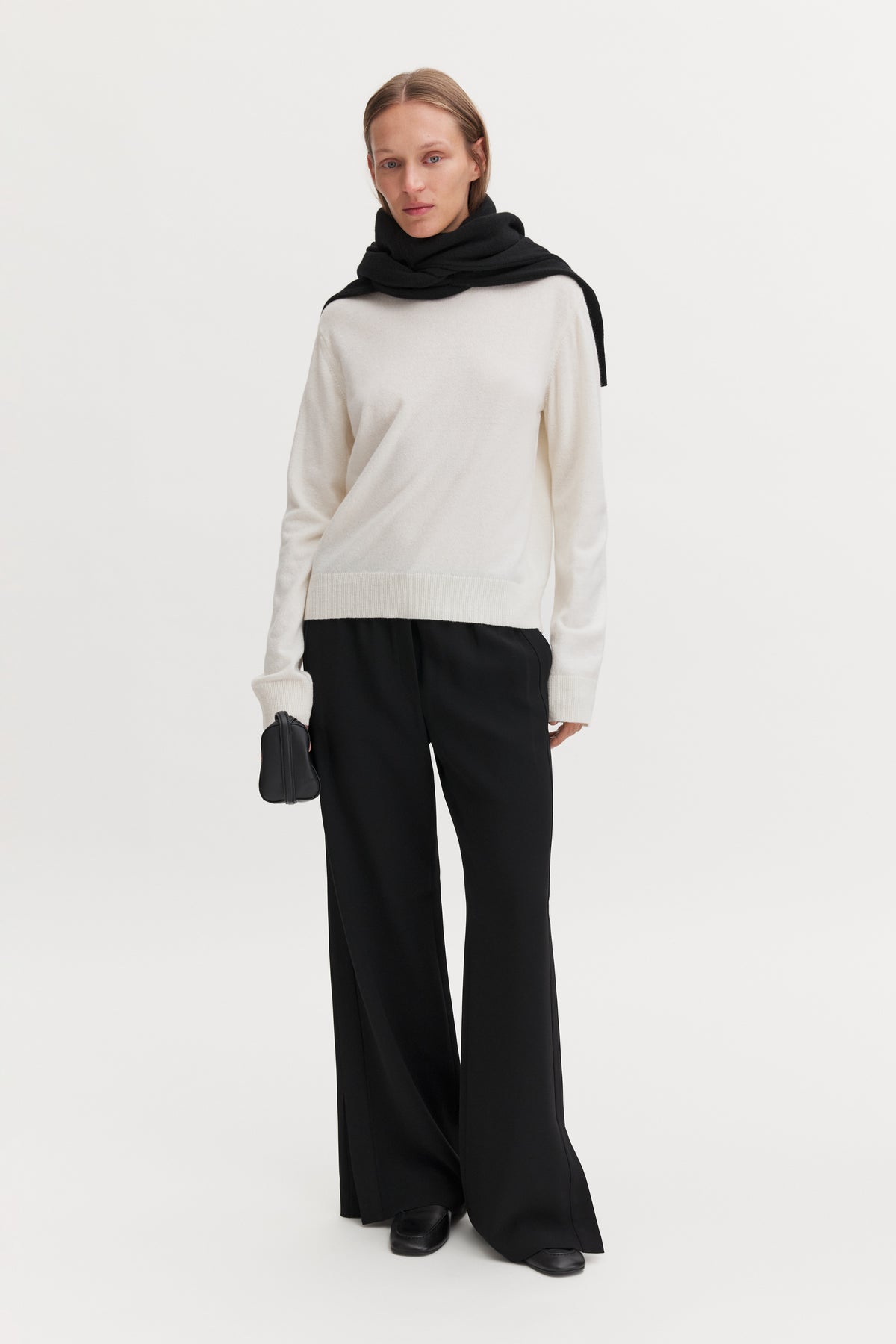 Filippa K Teo Drapey Trousers – Black