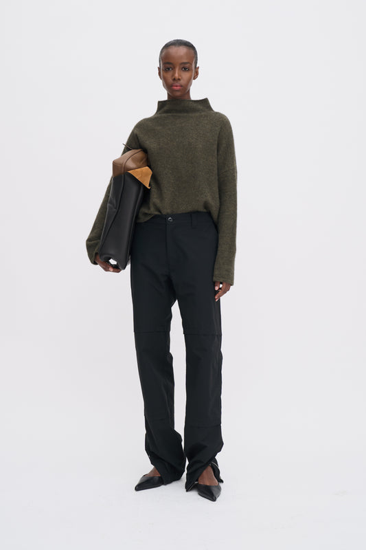 Filippa K Mika Yak Funnelneck Sweater – Laurel Green